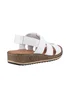 Hush Puppies White Eden Wide Fit Sandal - Size 5 Image 3