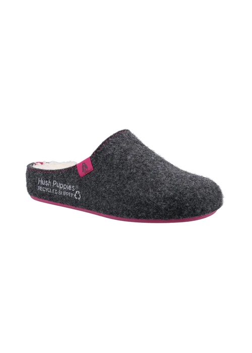 Hush Puppies Charcoal The Good Slipper - Size 3 Image 2