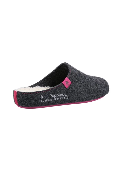Hush Puppies Charcoal The Good Slipper - Size 3 Image 3