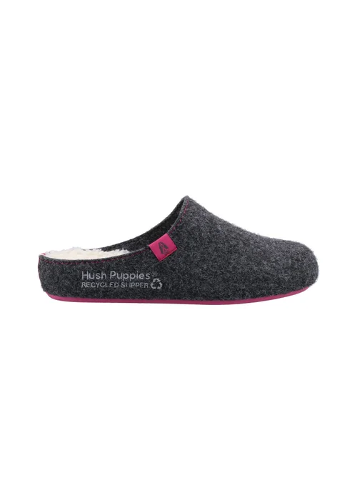 Hush Puppies Charcoal The Good Slipper - Size 3 Image 1