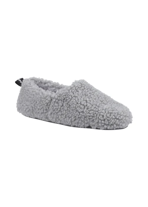 Hush Puppies Grey Emily Slippers - Size 4 Image 2