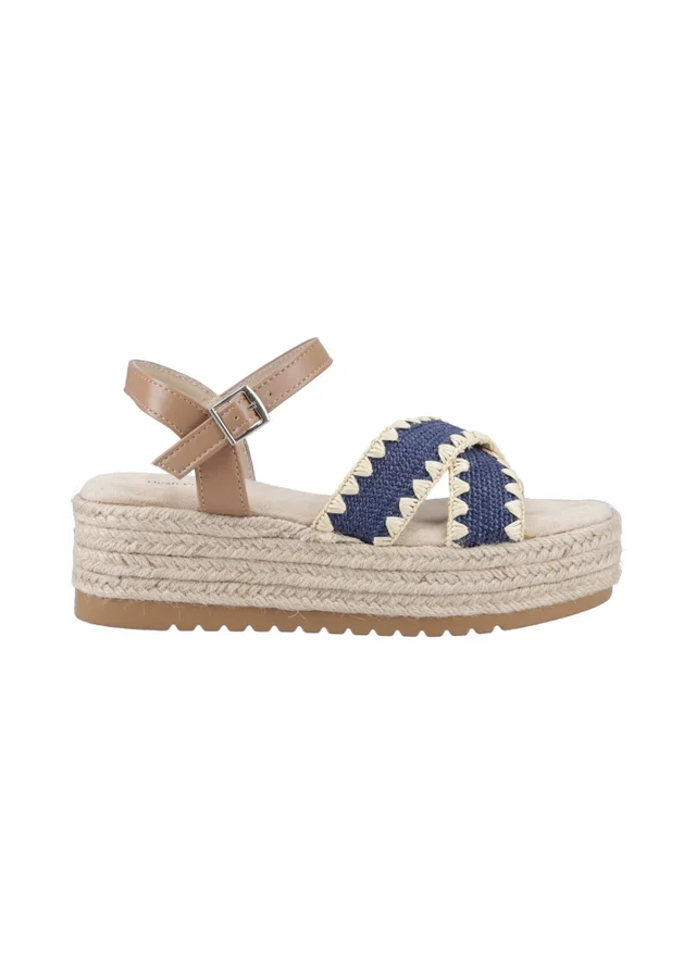 Hush Puppies Navy Jemma Espadrille Sandal