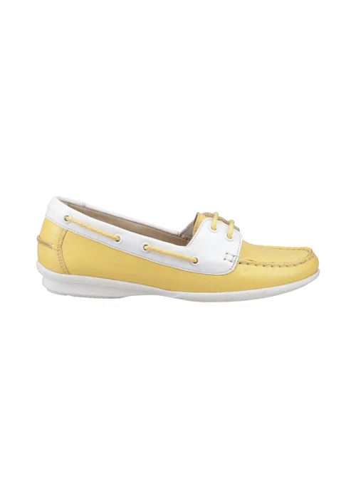 Hush Puppies Yellow Irene Boat Shoe - Size 8 Image 1