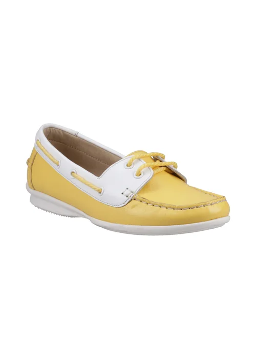 Hush Puppies Yellow Irene Boat Shoe - Size 8 Image 2