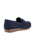 Hush Puppies Navy Shelby Suede Loafer - Size 6 Image 3