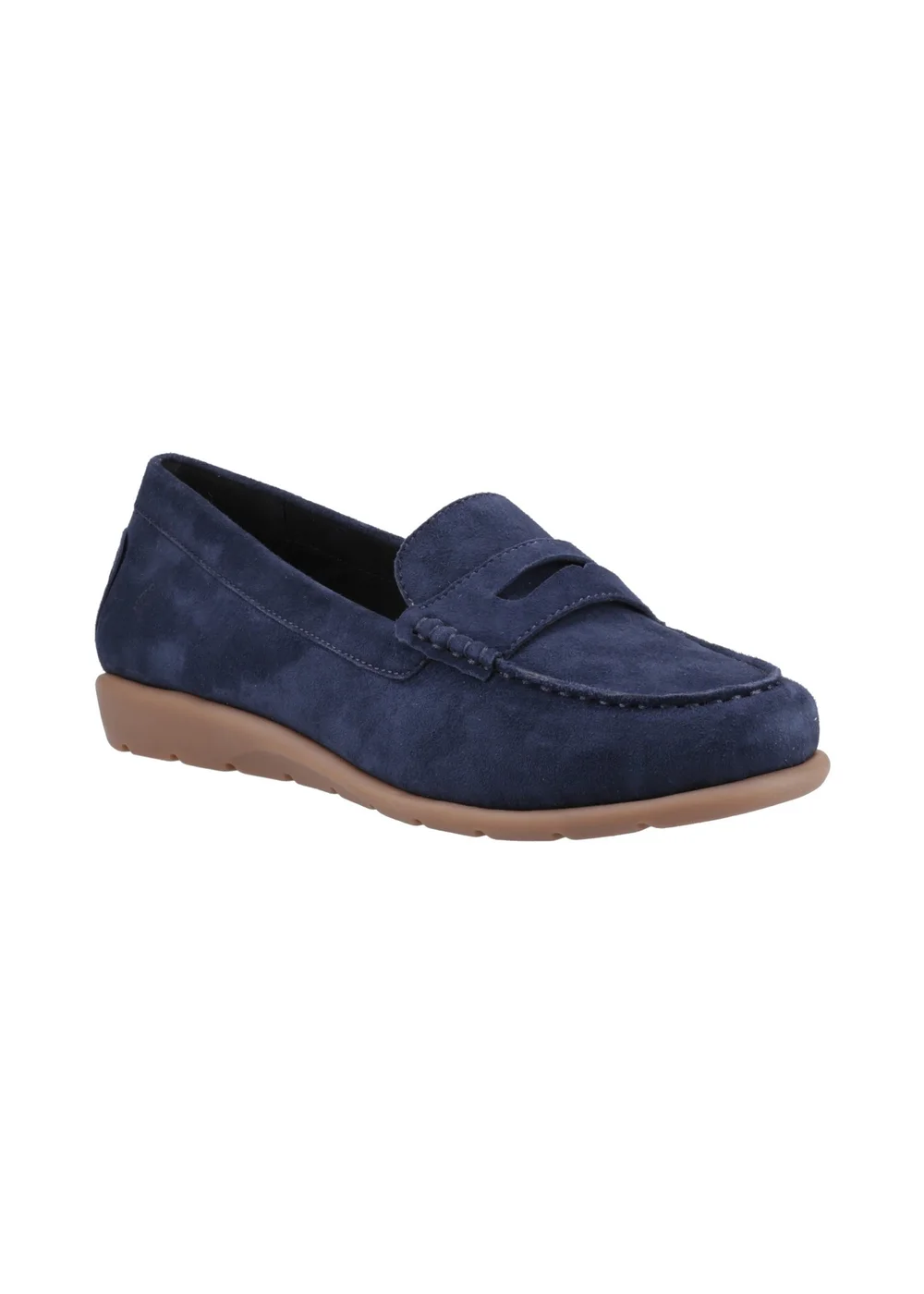 Hush Puppies Navy Shelby Suede Loafer - Size 6 Image 2