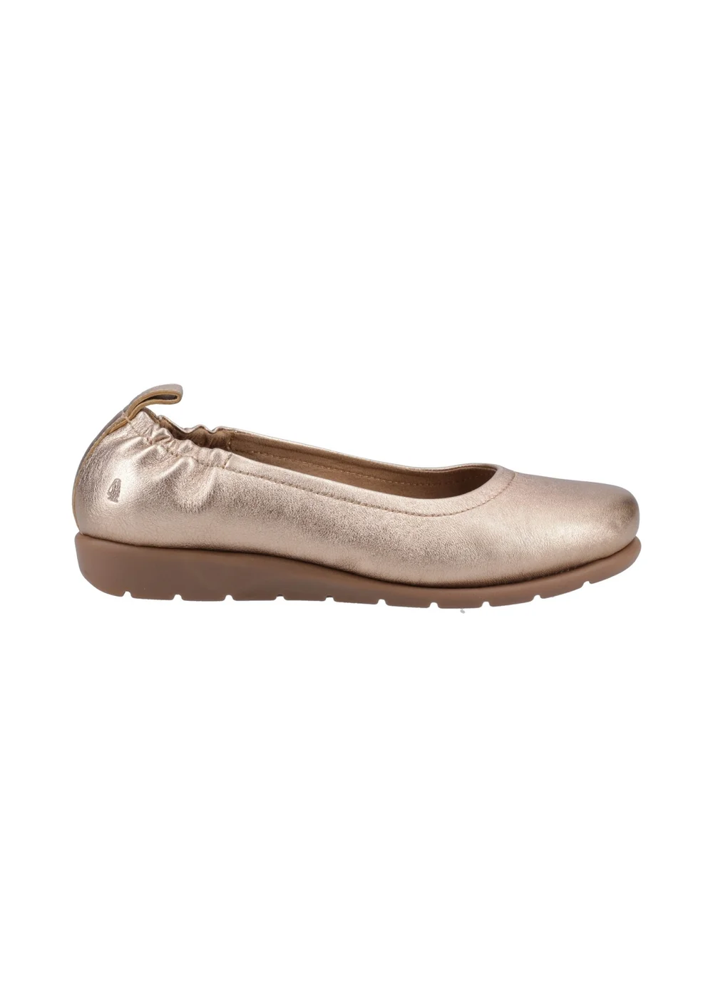 Hush Puppies Gold Skylar Ballerina - 3 Image 1