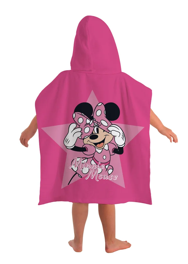 Disney Minnie Mouse Pink Poncho