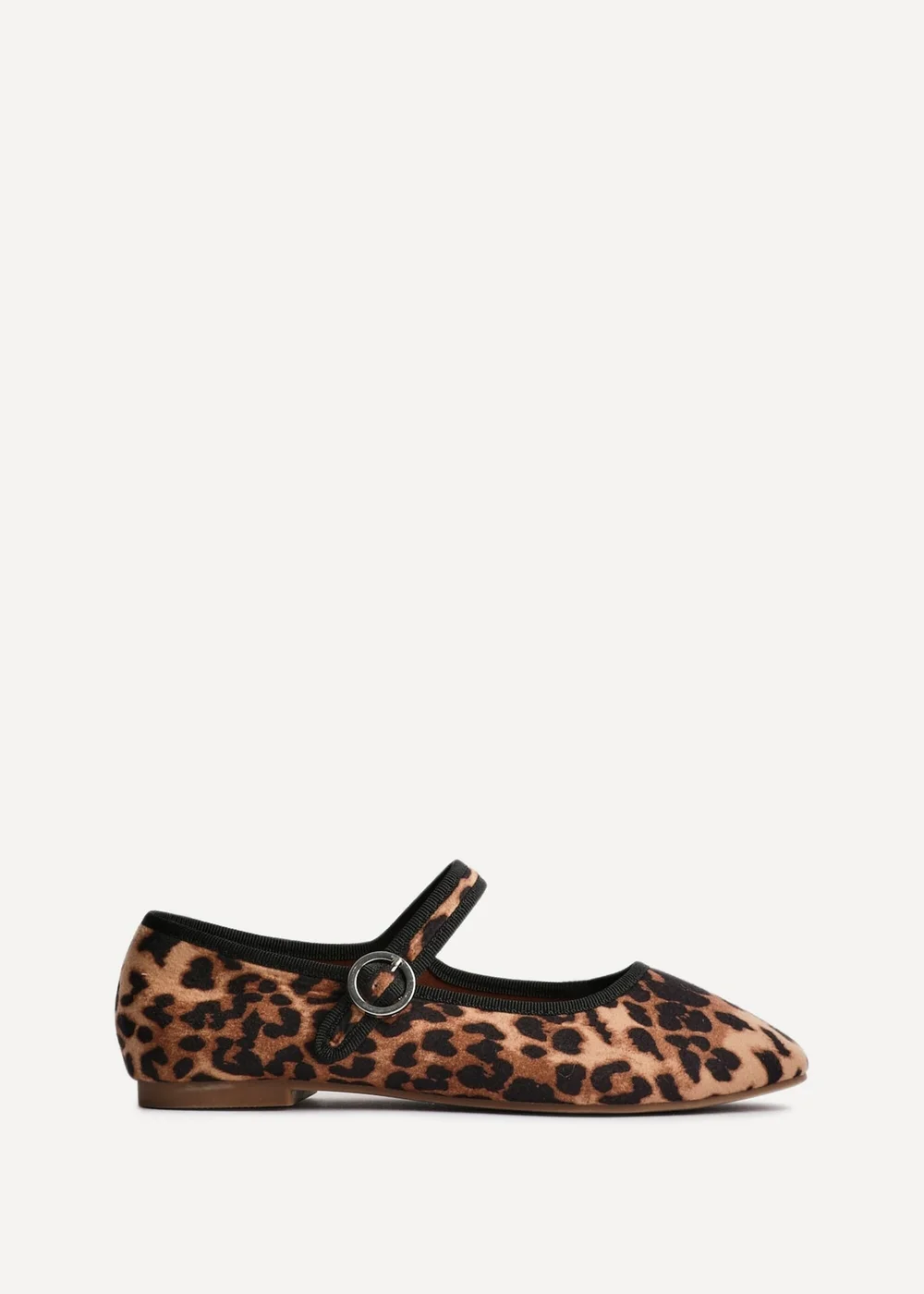 Linzi Graceful Leopard Print Ballet Pumps - Size 3 Image 2
