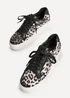 Linzi Twyla Leopard Print Platform Trainer - Size 7 Image 5