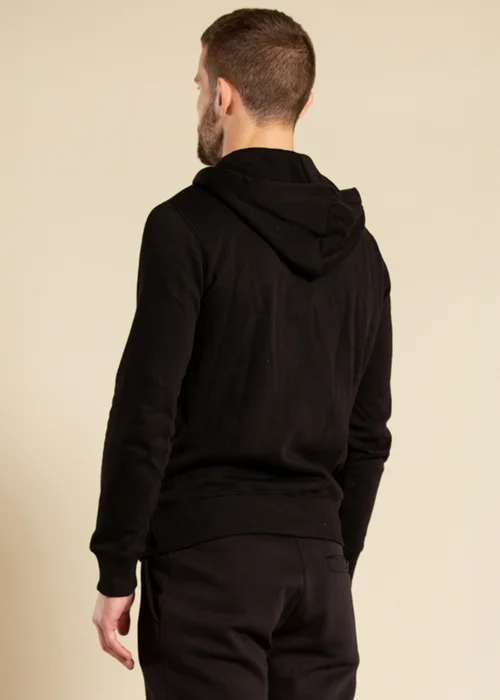 French Connection Black Cotton Blend Hoody - Medium Image 2