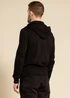 French Connection Black Cotton Blend Hoody - Medium Image 2