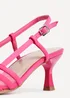 Linzi Milan Fuchsia Scuba Mesh Slingback Court Heel - Size 6 Image 5