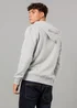 French Connection Light Grey Cotton Blend Zip Hoody - Small Image 2