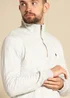 French Connection Light Grey Cotton Blend Half-Zip Jumper - XXL Image 4