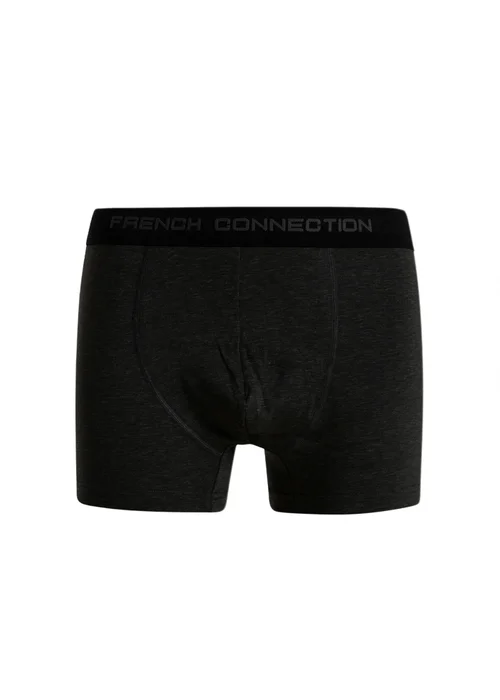 French Connection Charcoal 5 Pack Cotton Stretch Boxers - Extra Large Image 3