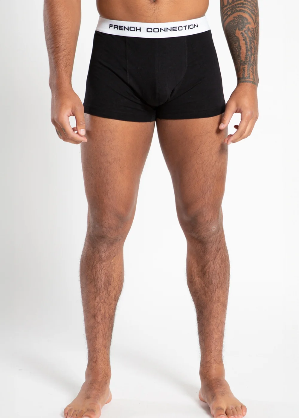 French Connection White 5 Pack Cotton Stretch Boxers - Extra Large Image 2