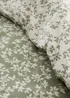 Bianca Fine Linens Shadow Leaves 200 Thread Count Cotton Reversible Duvet Cover Set - Single Image 4