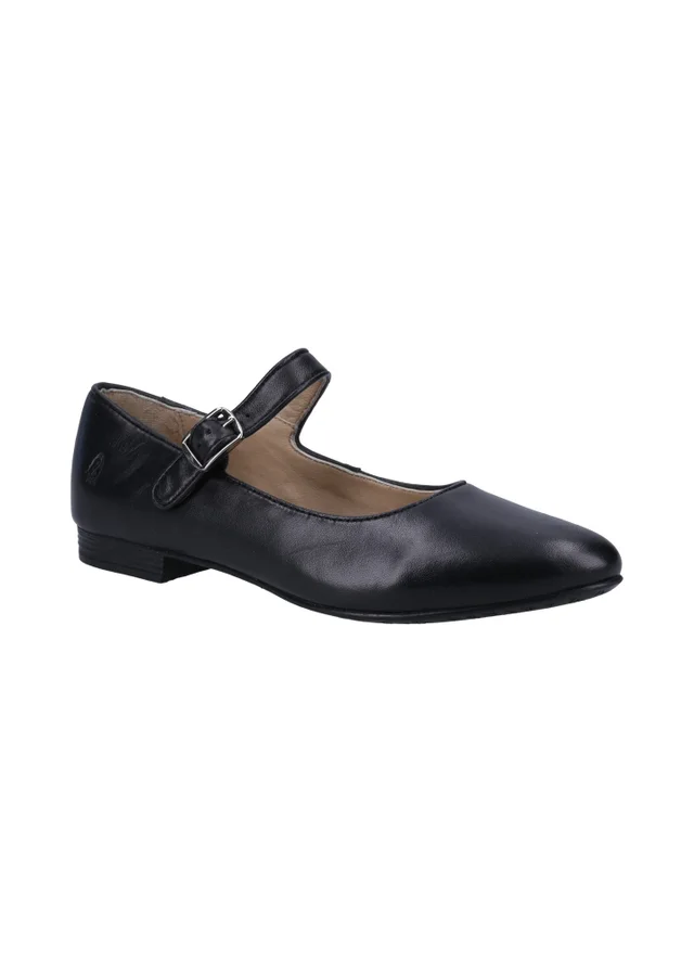 Hush Puppies Black Melissa Strap Leather