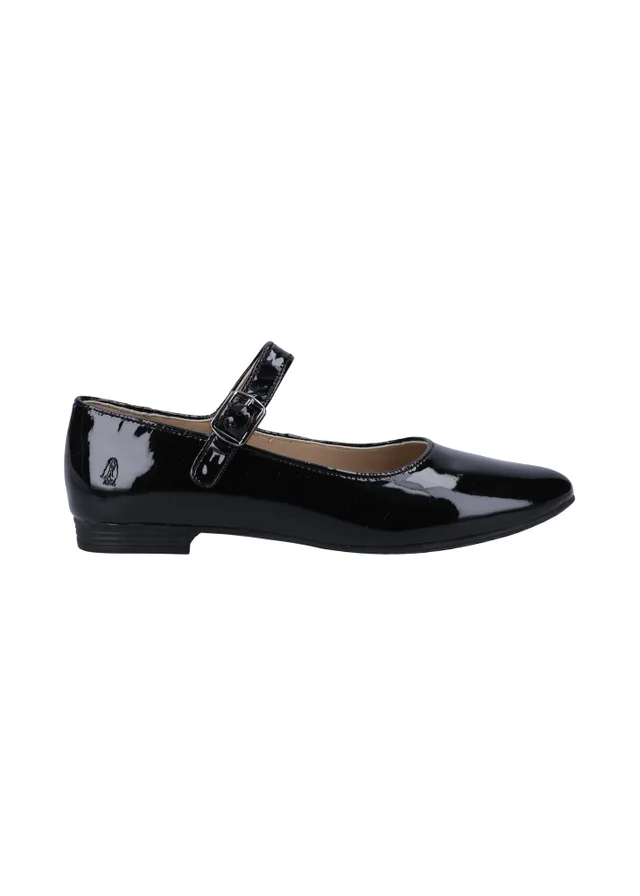 Hush Puppies Black Melissa Strap Patent