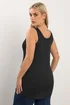 Yours 2 Pack Curve Black Core Vest Tops - Size 30-32 Image 5