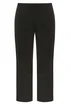 Yours Bestseller Curve Black Pull On Ribbed Bootcut Stretch Trousers - 30-32/L30 Image 5