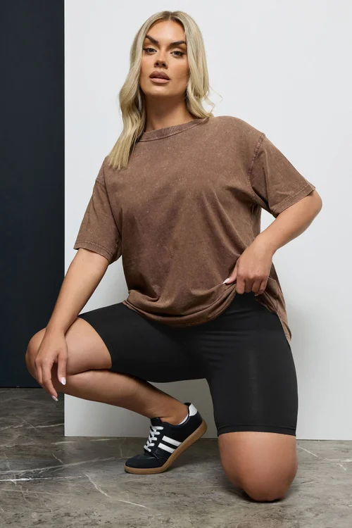 Yours 2 Pack Curve Black Stretch Cycling Shorts - 24 Image 2