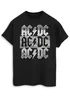 Spiral Galaxy ACDC Stacked Logo Black Music T-Shirt - 4XL Image 1
