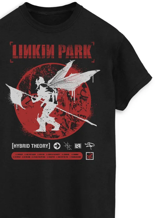 Spiral Galaxy Linkin Park Hybrid Theory Black Music T-Shirt - 5XL Image 2