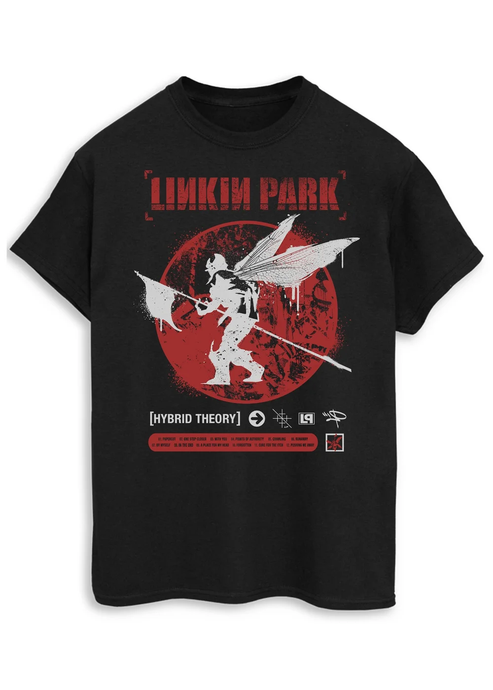 Spiral Galaxy Linkin Park Hybrid Theory Black Music T-Shirt - 5XL Image 1