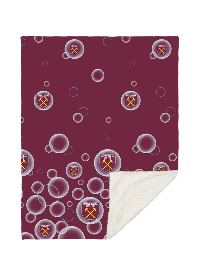 West Ham Maroon Sherpa Blanket