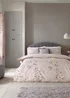 Catherine Lansfield Canterbury Floral Reversible Duvet Cover Set Blush Pink - Single Image 1