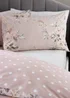 Catherine Lansfield Canterbury Floral Reversible Duvet Cover Set Blush Pink - Single Image 3