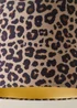 ValueLights Oasis Leopard Print Fabric with Inner Drum Ceiling Lamp Shade - One Size Image 5