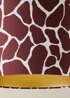 ValueLights Oasis Giraffe Print Fabric with Inner Drum Ceiling Lamp Shade - One Size Image 5