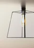 ValueLights Susie Glass Lantern Lamp Shade 3 Drop Diner Ceiling Pendant Light - One Size Image 4