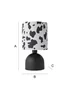 ValueLights Miley Cow Print Drum Lamp Shade Matte Black Table Lamp - One Size Image 6