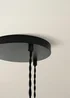ValueLights Diablo Geometric Shade 3 Drop Cluster Matte Black Ceiling Pendant Light - One Size Image 5