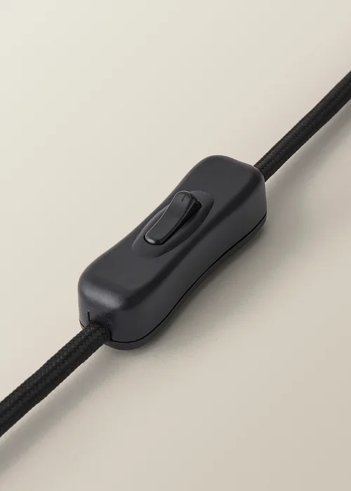 ValueLights Christina Black with Metallic Gold Drum Shade Gold Palm Leaf Table Lamp - One Size Image 5