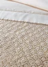 Catherine Lansfield Champagne Gold Deco Sequin Quilted Bedspread - One Size Image 2