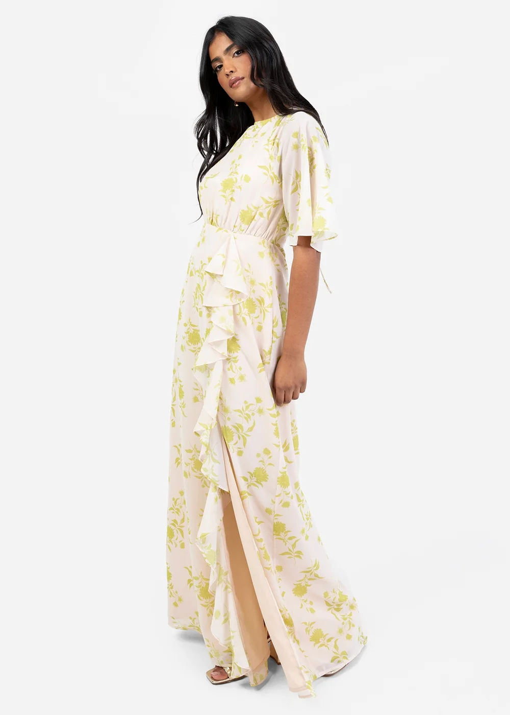 Anaya With Love Multi Coloured Floral Keyhole Back Maxi Dress - 12 Image 1