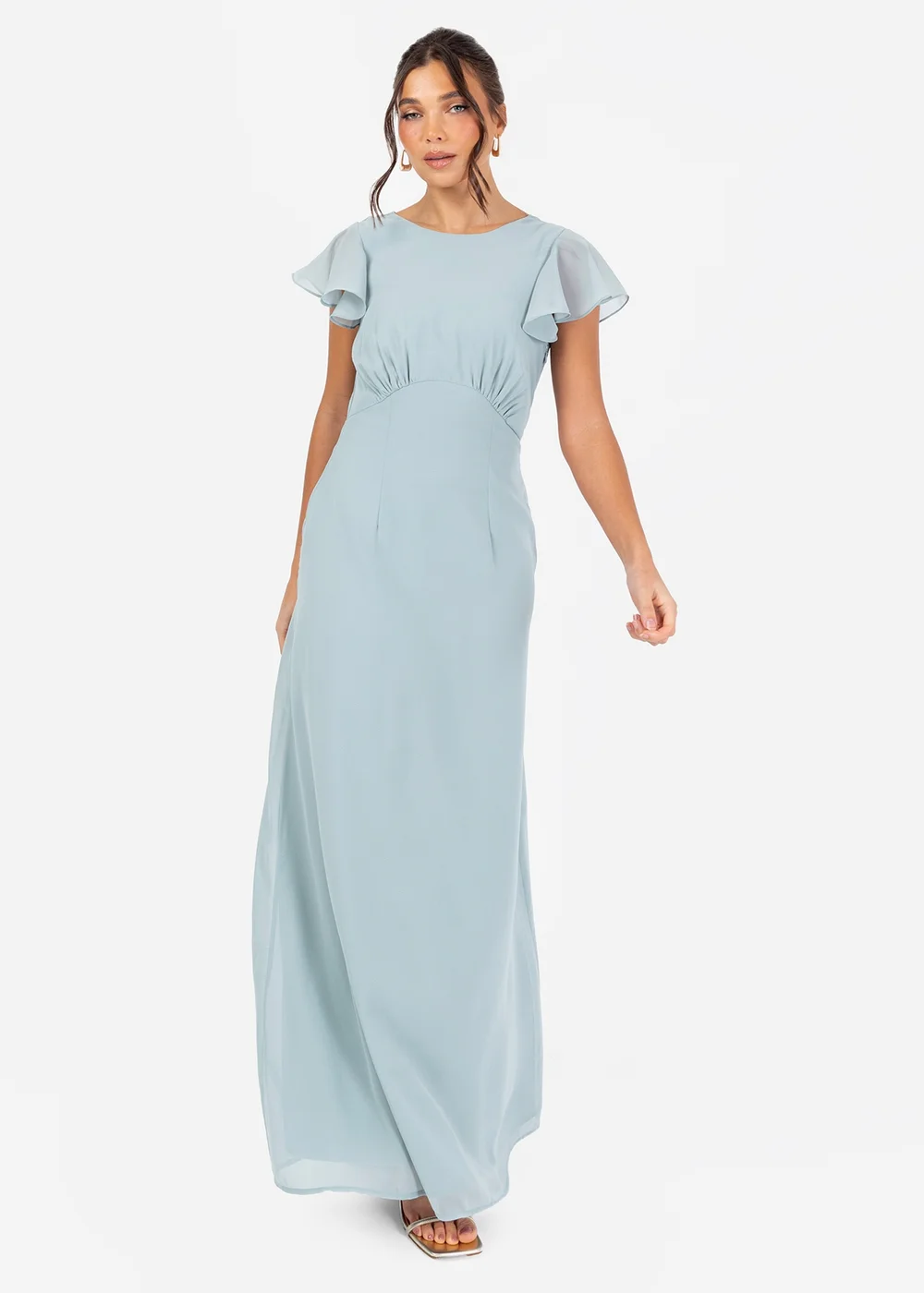 Anaya With Love Cloud Blue Cowl Back Maxi Dress - 20 Image 1