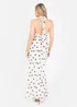 Anaya With Love Cream Polka Dot Halter Neck Maxi Dress - 16 Image 3