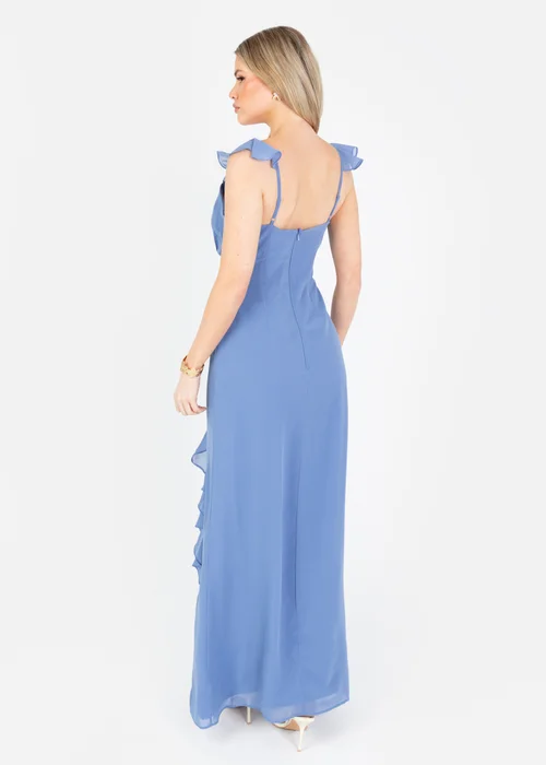 Anaya With Love Ocean Blue Strappy V Neck Maxi Dress - 10 Image 3