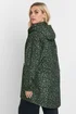 YOURS Curve Green Leopard Lightweight Parka Jacket - 26-28 Image 3