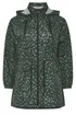 YOURS Curve Green Leopard Lightweight Parka Jacket - 26-28 Image 5