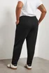 Yours Curve Black Tapered Leg Joggers - 20 Image 4