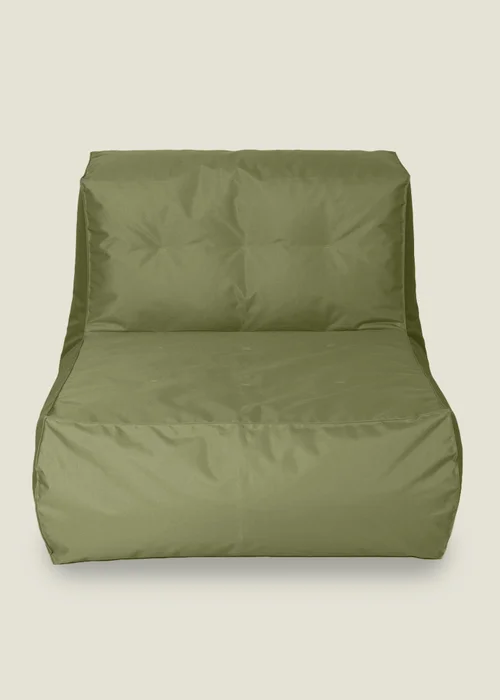 Kaikoo Khaki Indoor-Outdoor Lounger With Stool - One Size Image 4