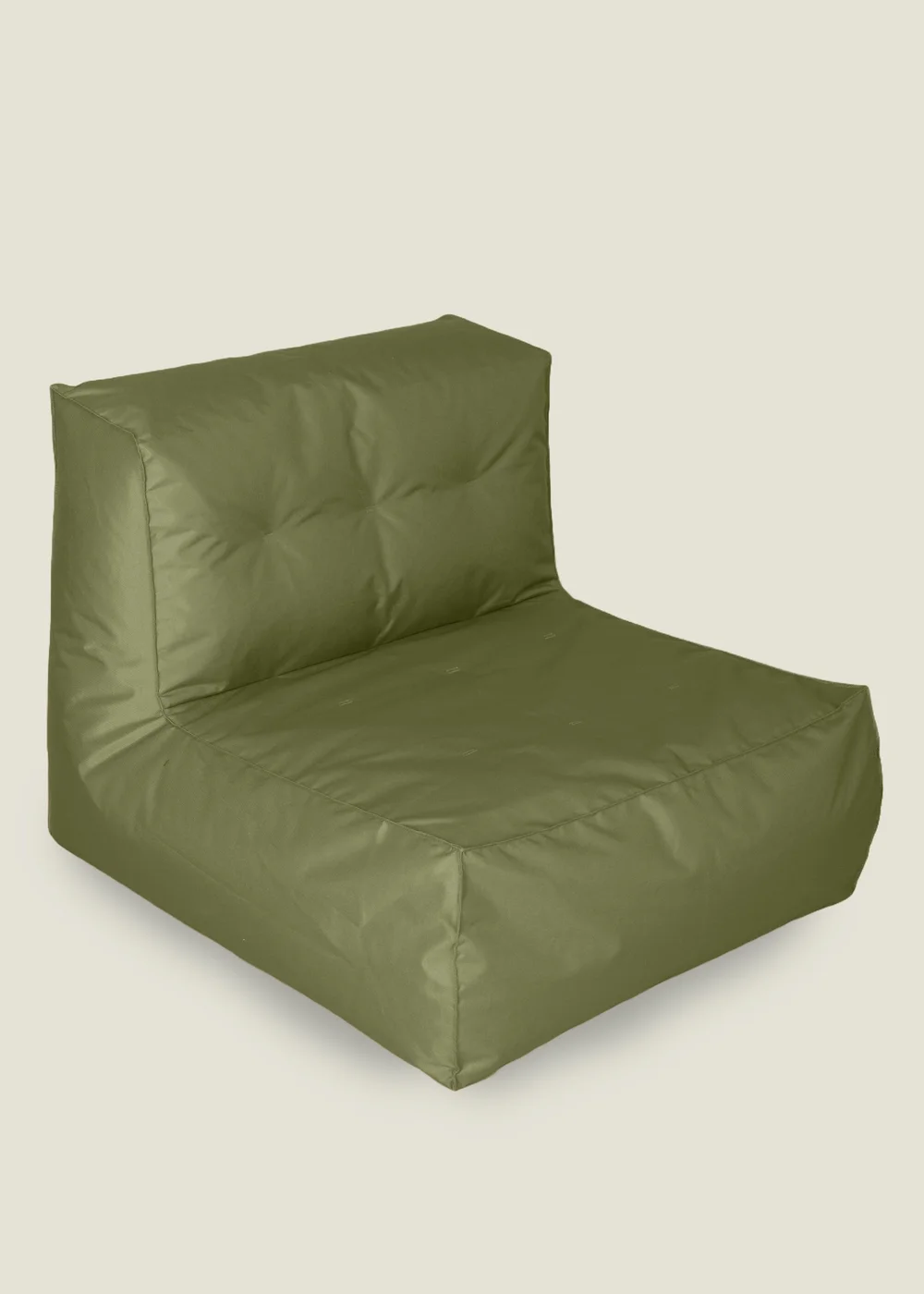 Kaikoo Khaki Indoor-Outdoor Lounger With Stool - One Size Image 2