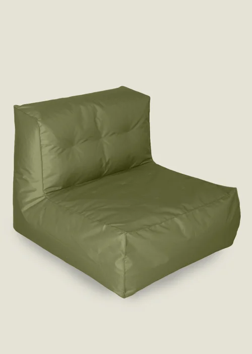 Kaikoo Khaki Indoor-Outdoor Lounger With Stool - One Size Image 2